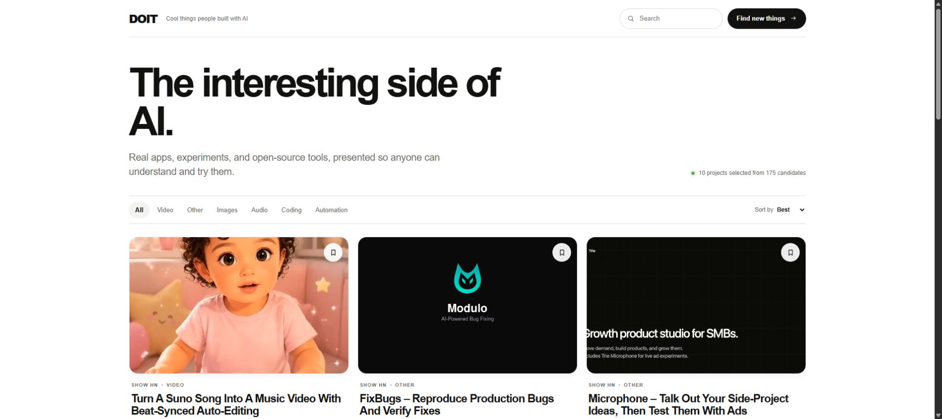 DOIT website preview