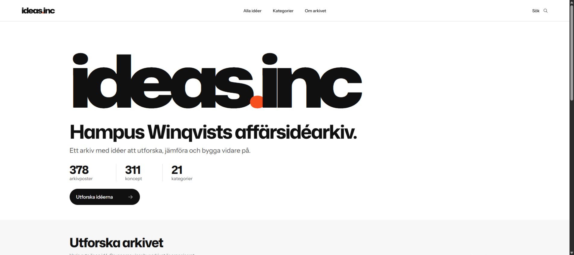 ideas.inc website preview