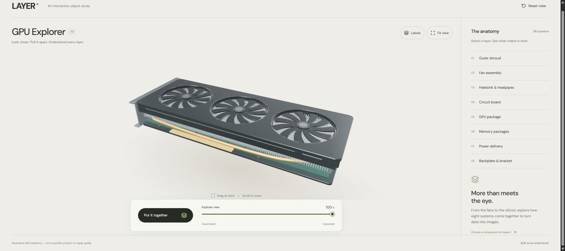 LAYER website preview
