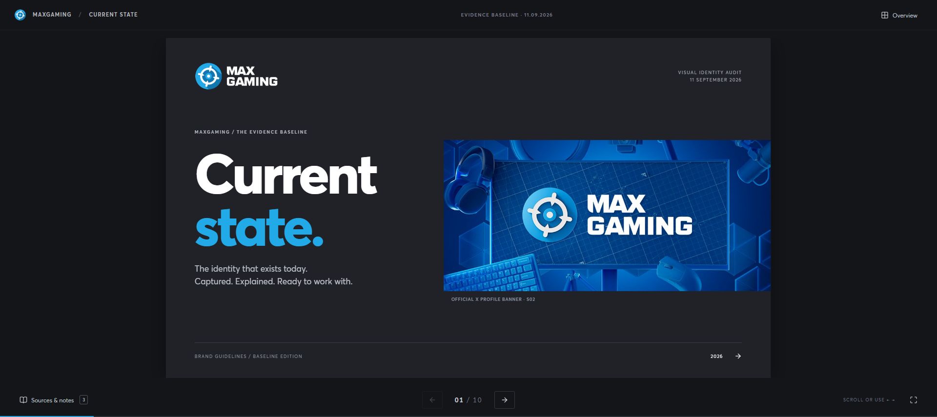 MaxGaming · Current State website preview