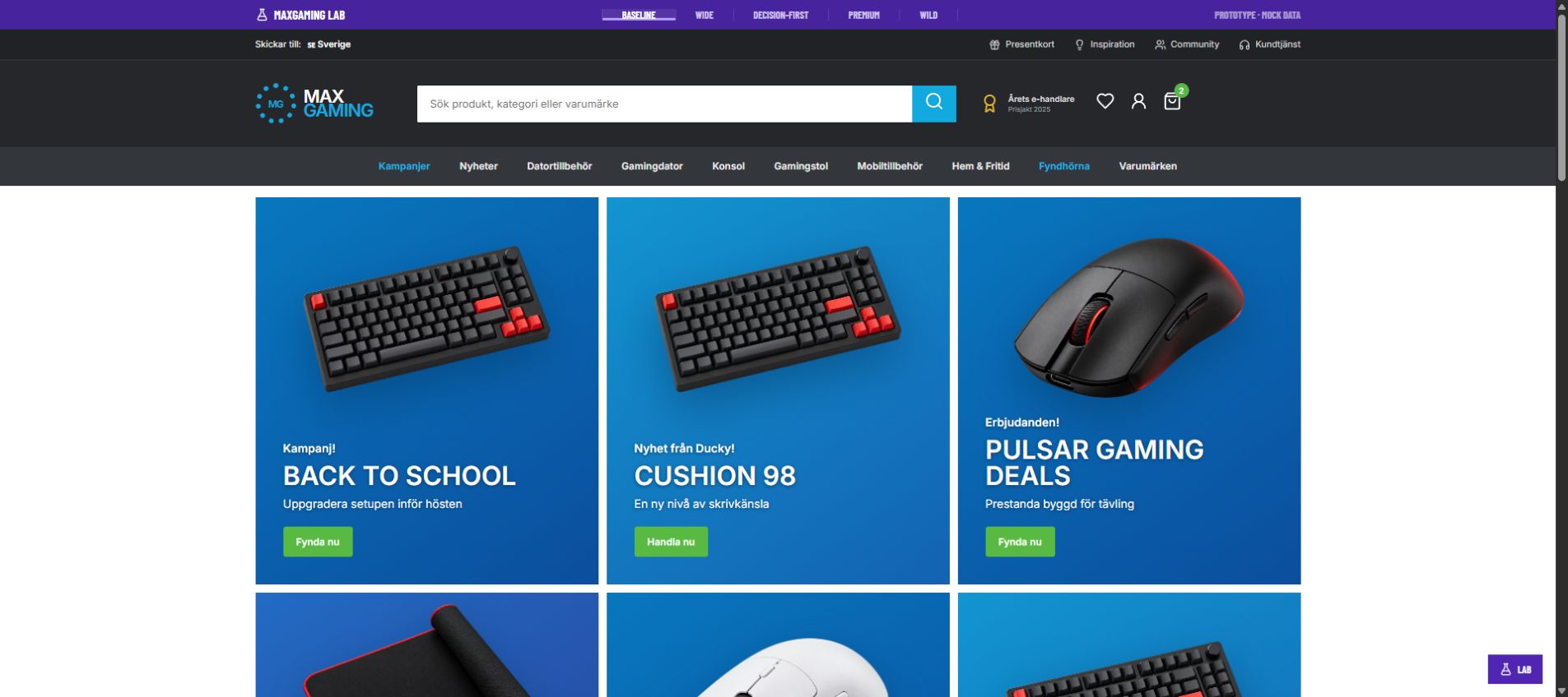 MaxGaming Lab website preview