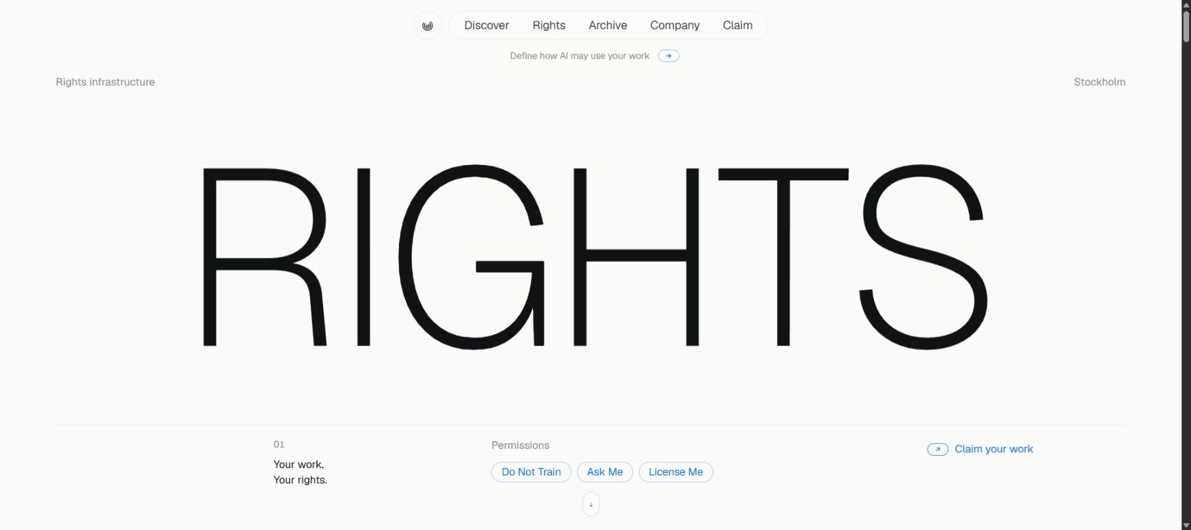 RIGHTS website preview